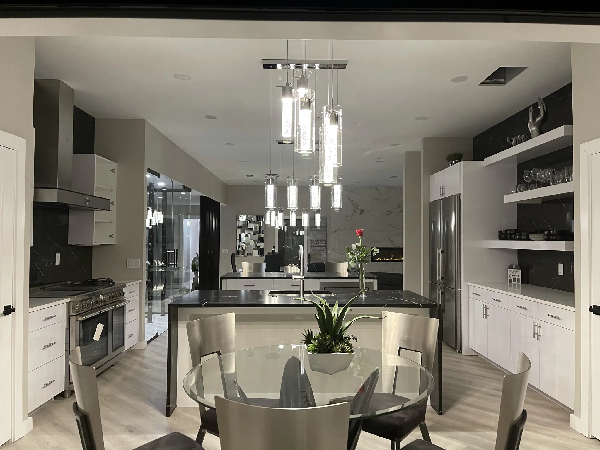 Kitchen after a whole home renovation in Dallas
