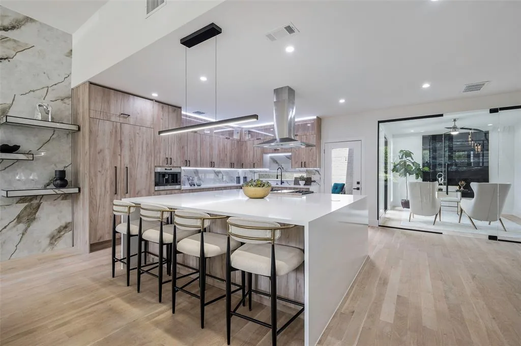 Kitchen in a selected Dallas residence